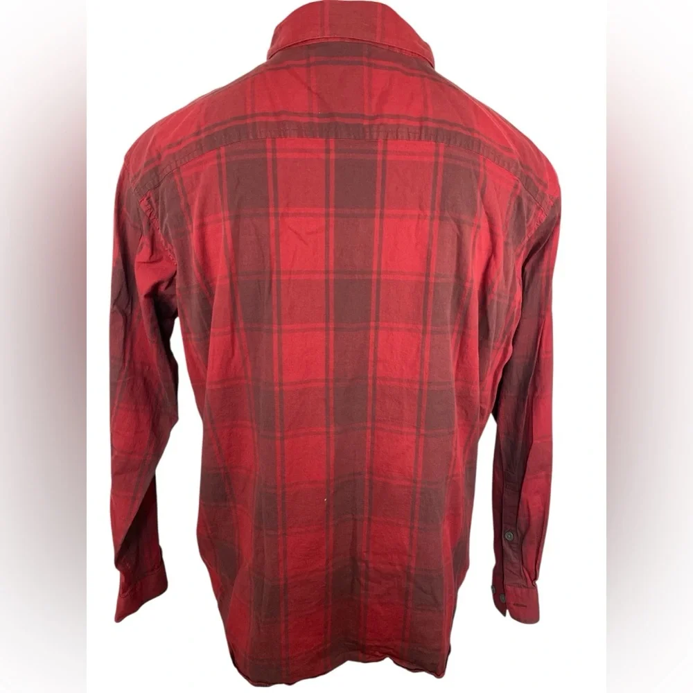 Columbia Sportswear Red Plaid Long Sleeve Button Up Shirt Men’s XXL